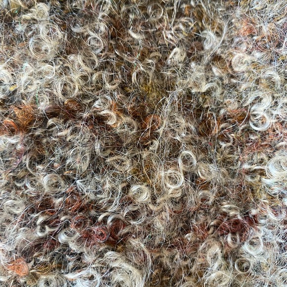 Vintage Express Tricot Ombre Boucle Cardigan Sweater Mohair Blend - Picture 7 of 11